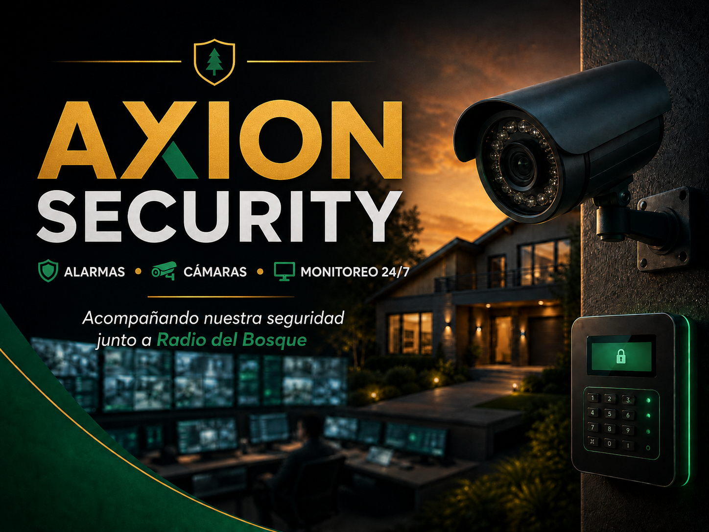 AXION: alarmas, cámaras y monitoreo
